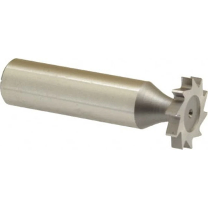 Made in USA ANSI 406 (Old Std # 7) 3/4 Cut Diam, 1/8 Cut Width, 1/2 Shank, Straight-Tooth Woodruff Keyseat Cutter Hig...